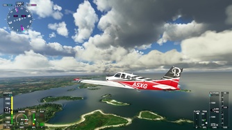 Microsoft Flight Simulator_L'ouest de la France vu du ciel (PC/4K)