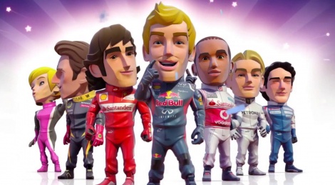 F1 Race Stars en mouvement