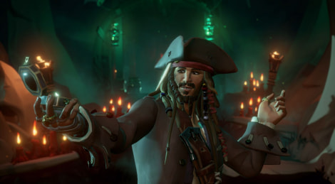 Jack Sparrow est dans Sea of Thieves