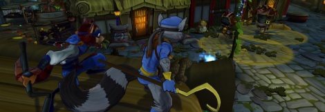 Sly Cooper Thieves In Time s'illustre